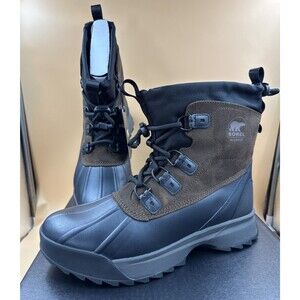 Sorel Scout 87 XT WP Men Waterproof Insulated Winter Boots Black Quarry Size 11